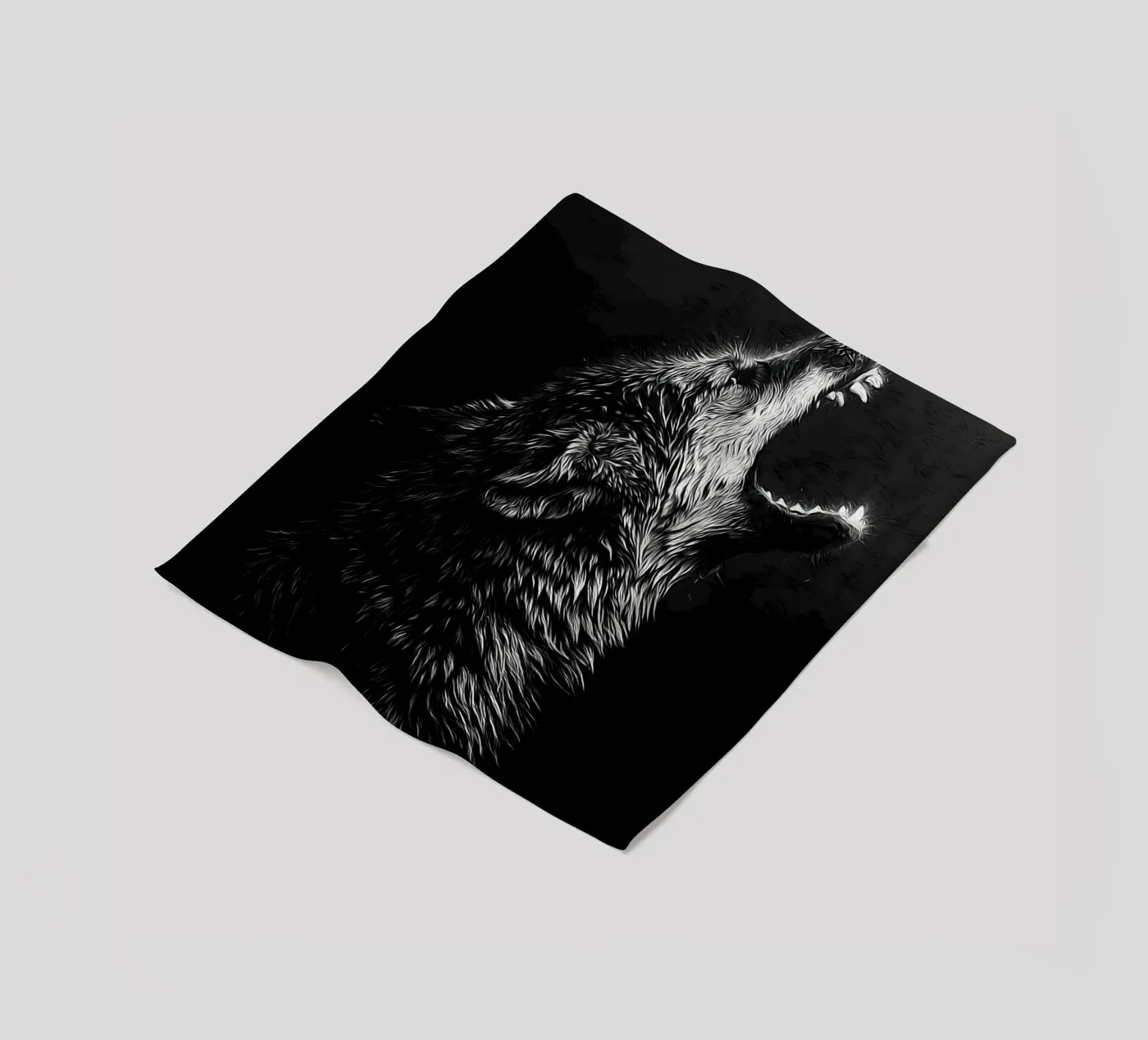 Wolf Animal fleecedeken van Pierre Walton