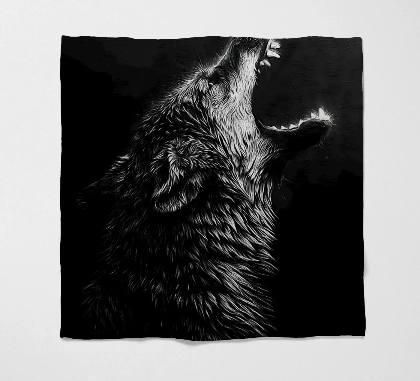 Wolf Animal fleecedeken van Pierre Walton