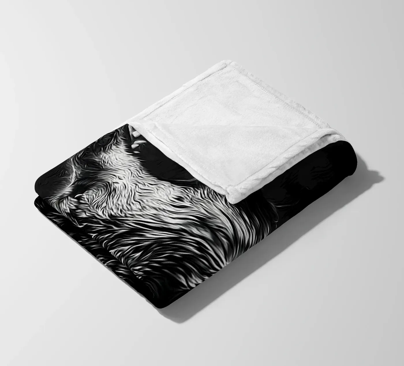Wolf Animal fleecedeken van Pierre Walton
