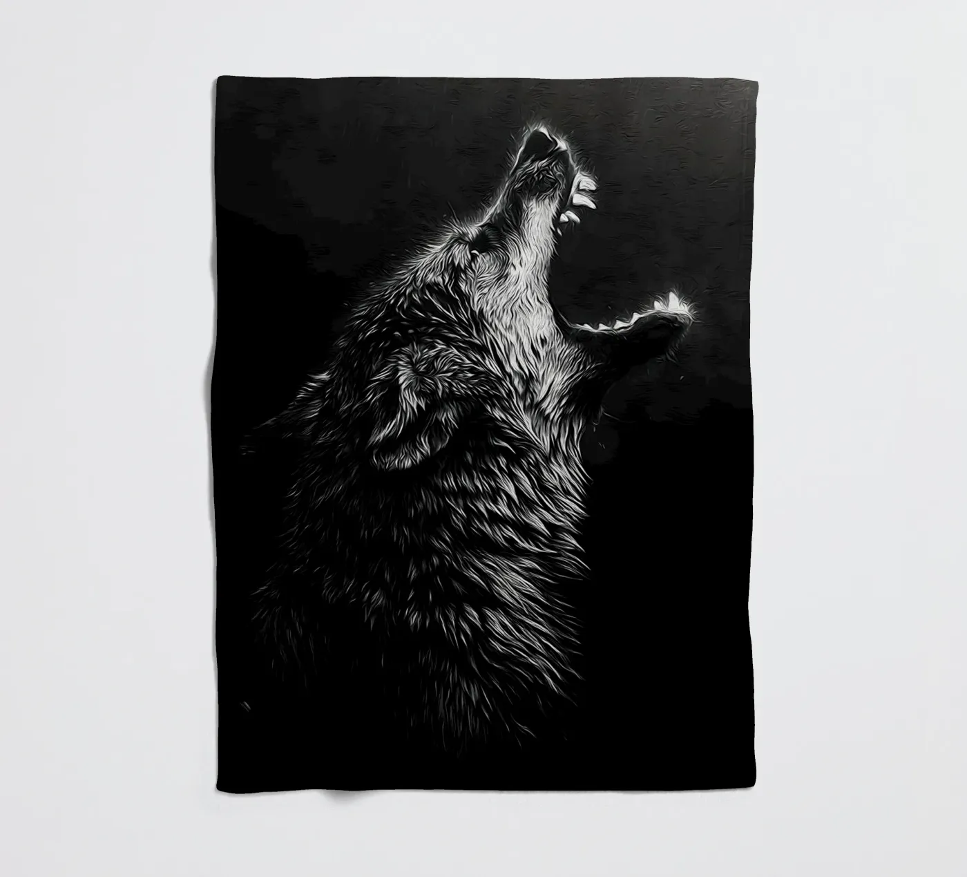 Wolf Animal fleecedeken van Pierre Walton