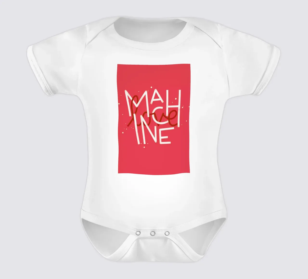 Love Machine body neonato maniche corte da Summerchamps