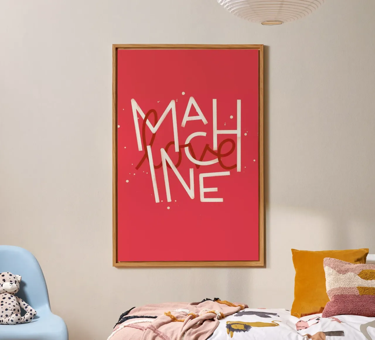 Love Machine alluminio dibond da Summerchamps