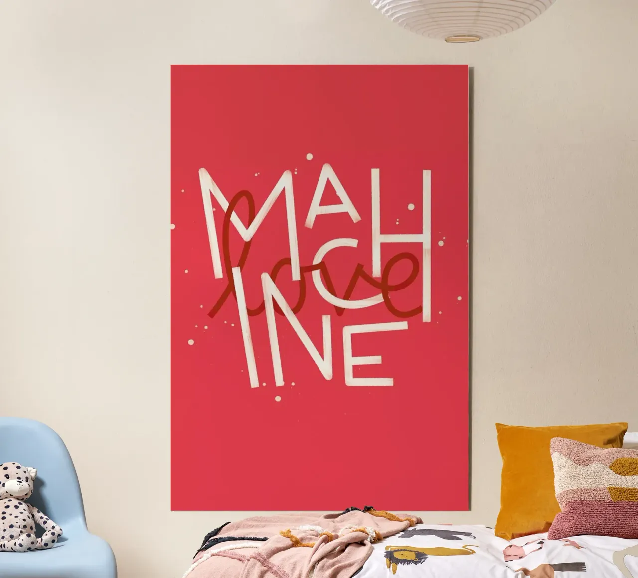 Love Machine alluminio dibond da Summerchamps