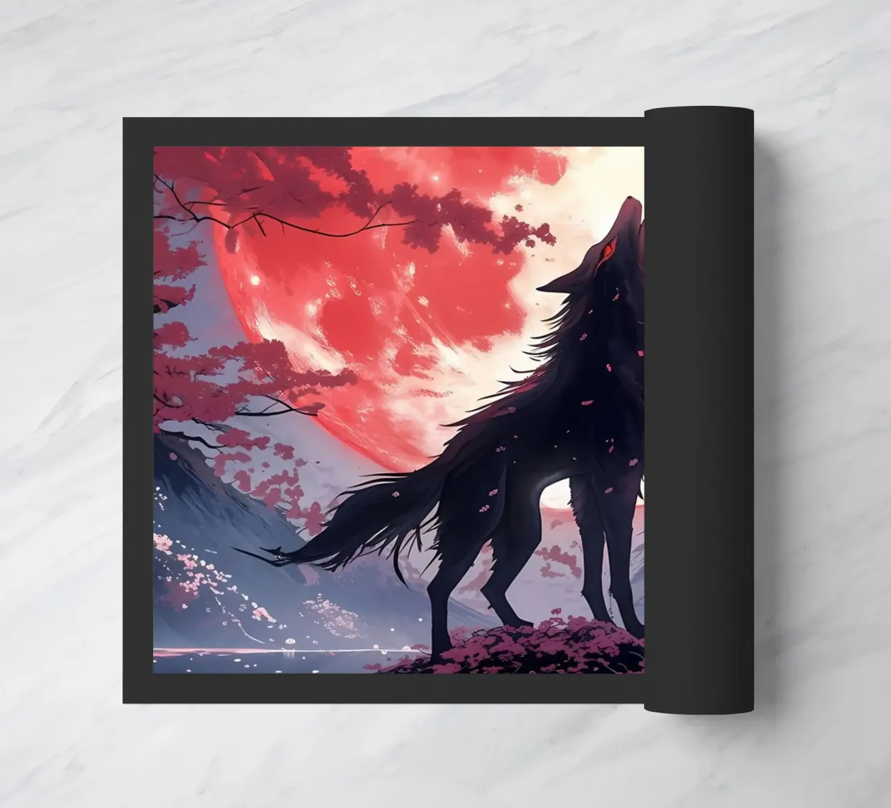 Wolf Dier deurmat van Pierre Walton