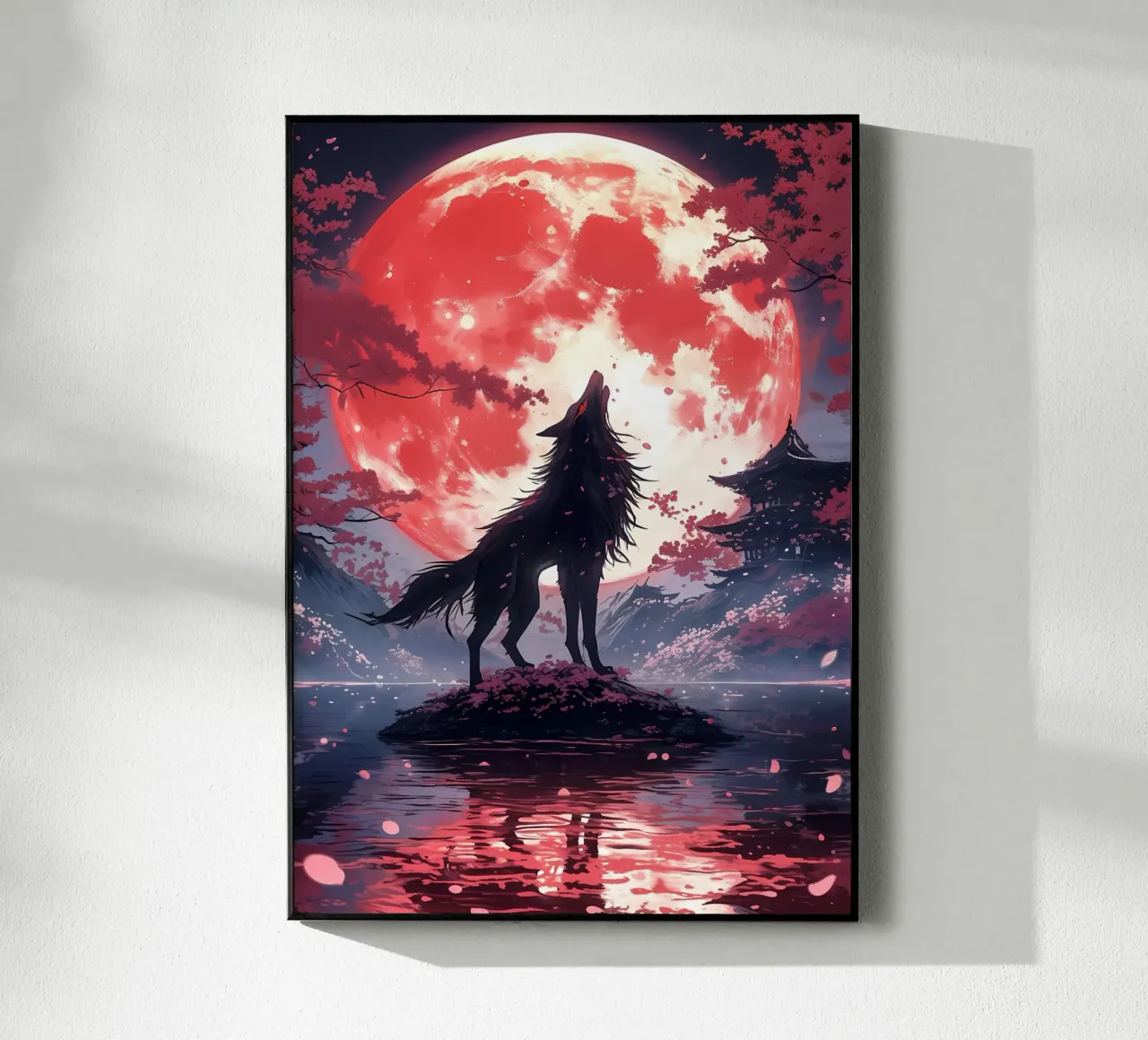 Animale lupo plexiglass da Pierre Walton