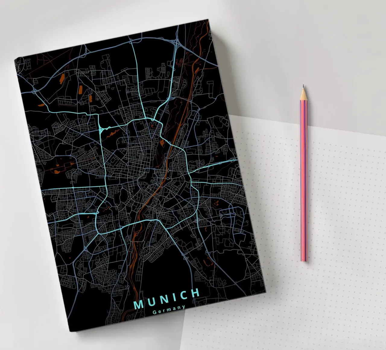 Munich notebook by Christopher Adams