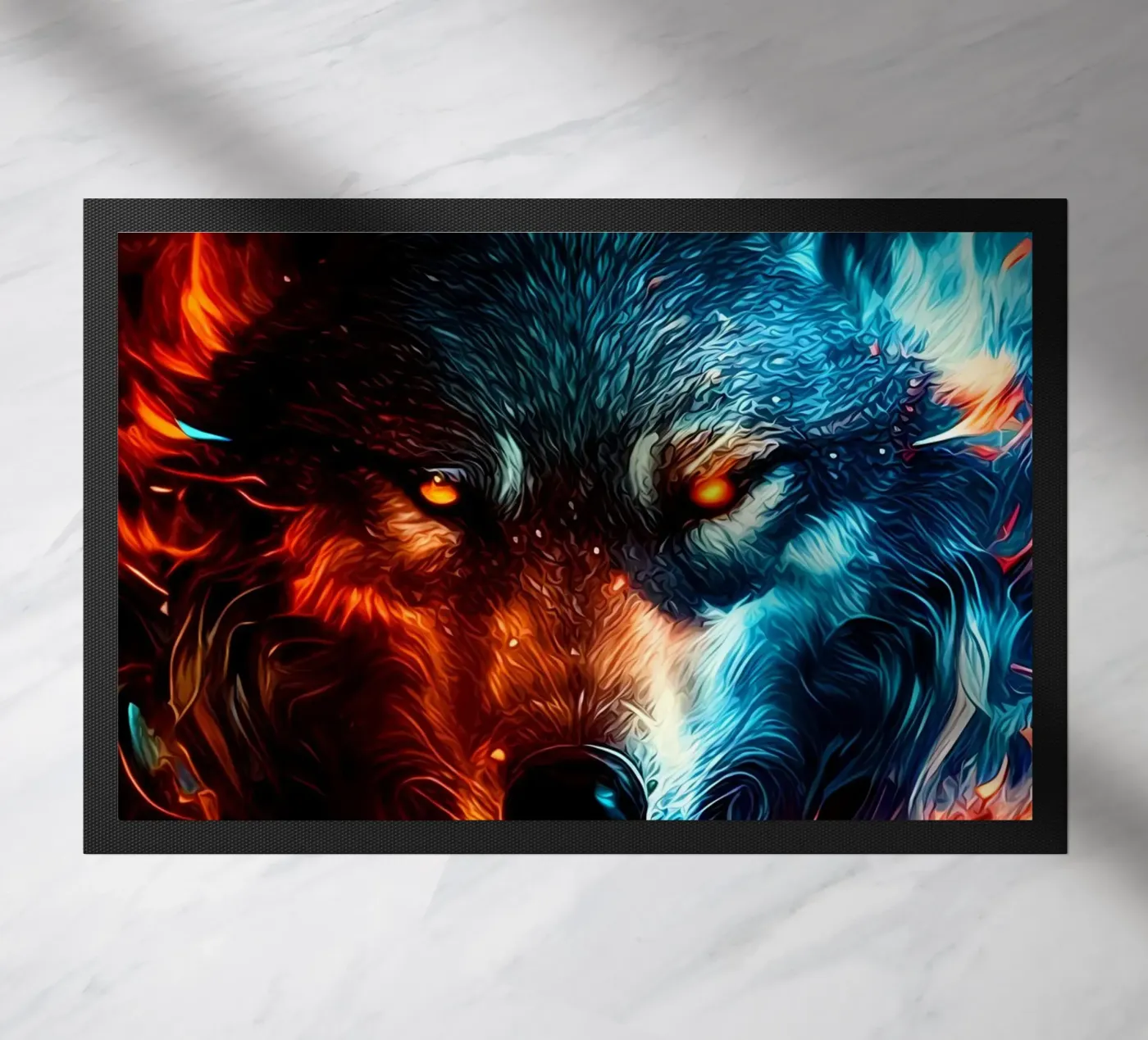 Wolf Dier deurmat van Pierre Walton