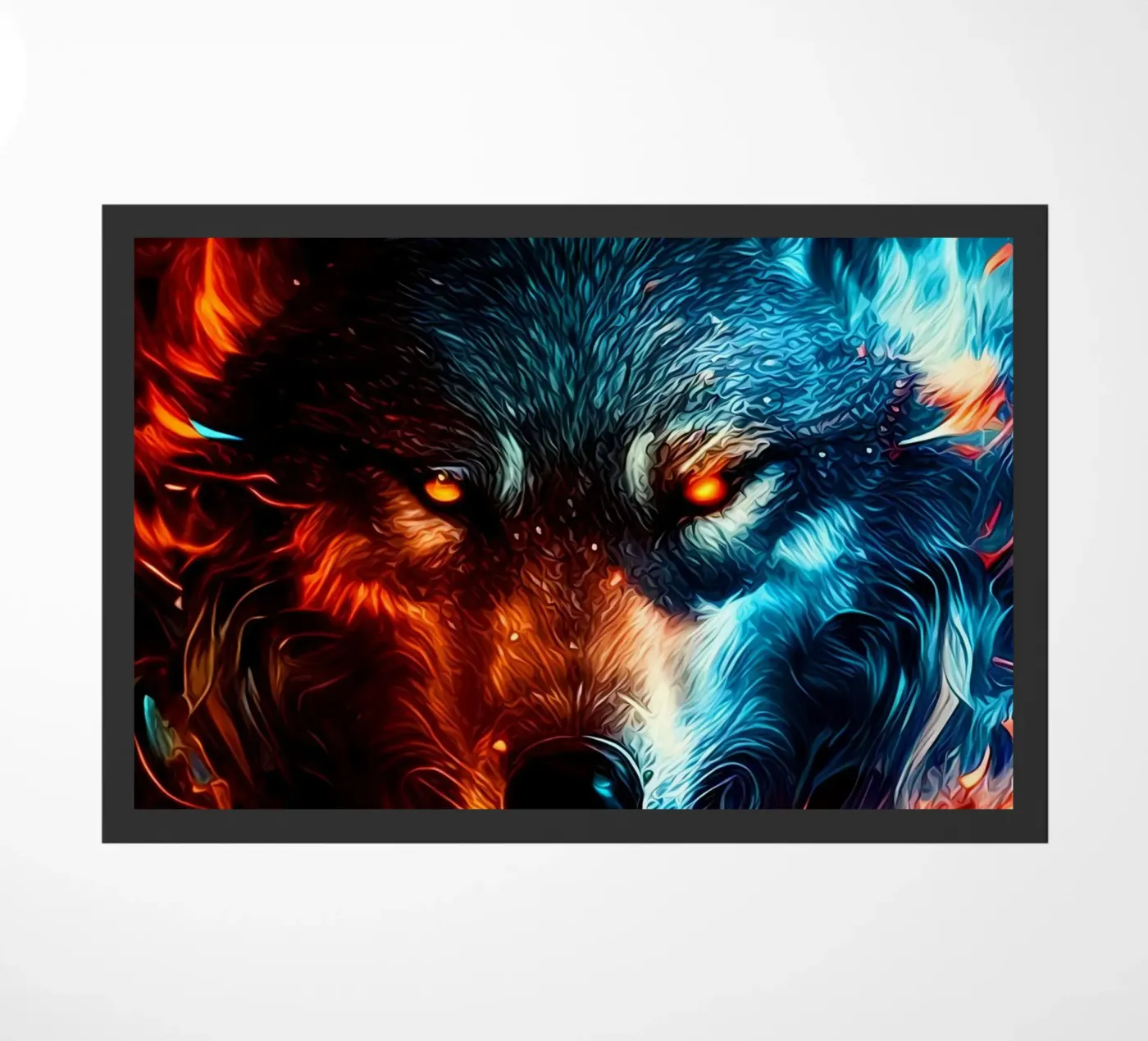 Wolf Dier deurmat van Pierre Walton