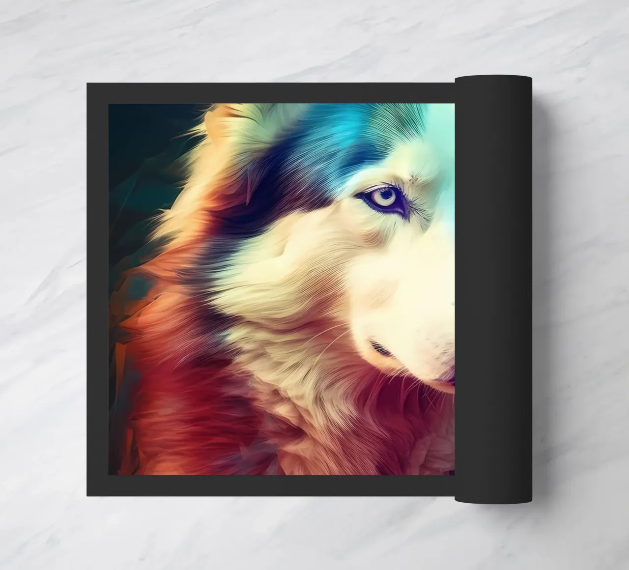 Wolf Dier deurmat van Pierre Walton