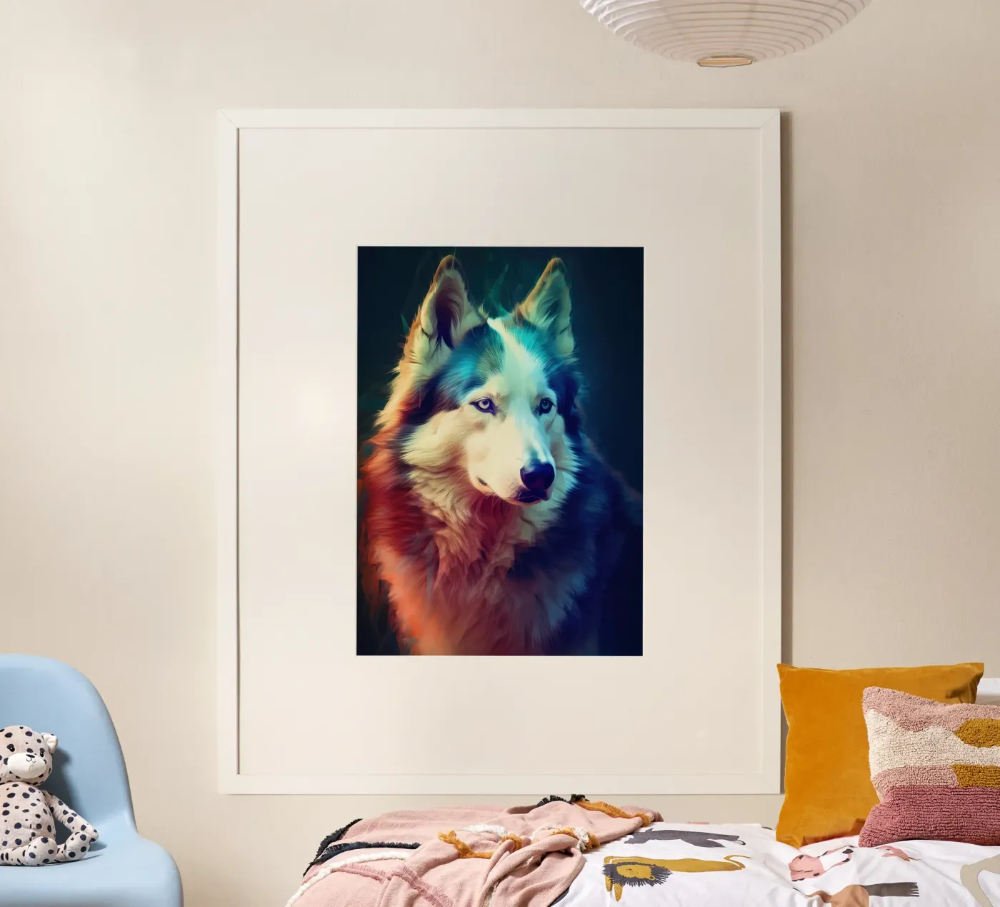 Loup Animal poster de Pierre Walton