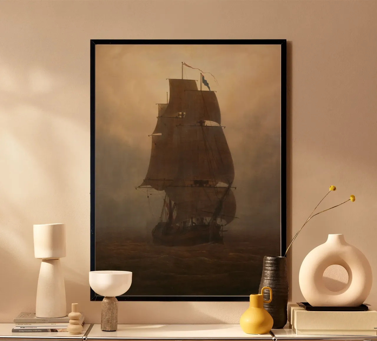 Caspar David Friedrich - Veliero carta hahnemühle da Timeless Artworks