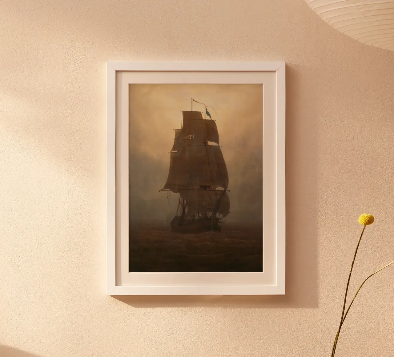 Caspar David Friedrich - Veliero carta hahnemühle da Timeless Artworks