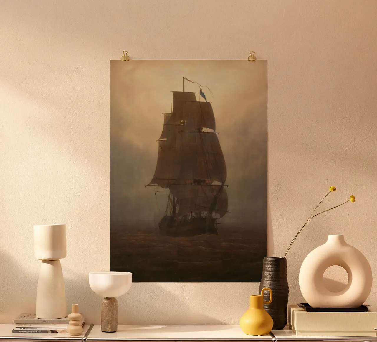 Caspar David Friedrich - Veliero carta hahnemühle da Timeless Artworks