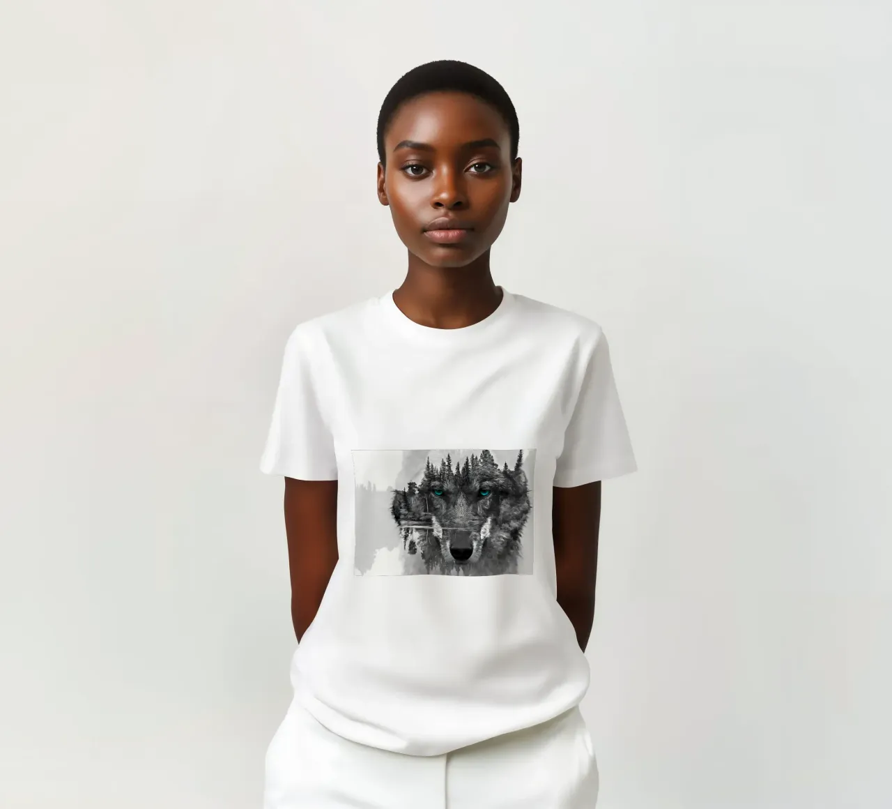 Wolf Animal t-shirt by Pierre Walton