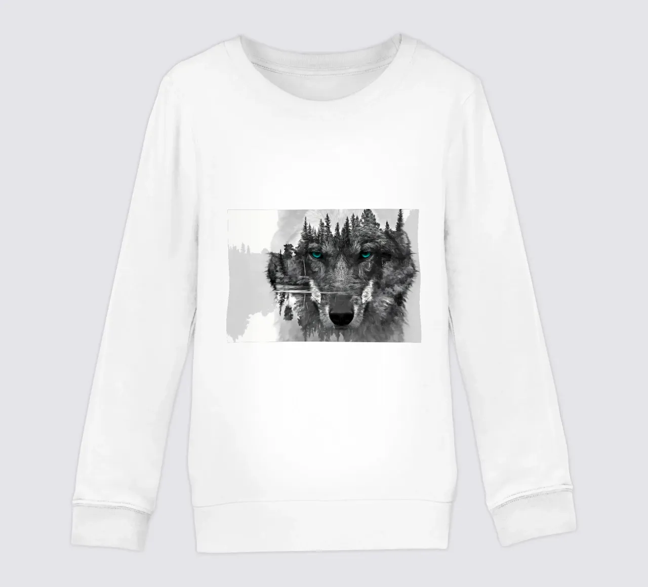 Wolf Dier kinder sweatshirt van Pierre Walton