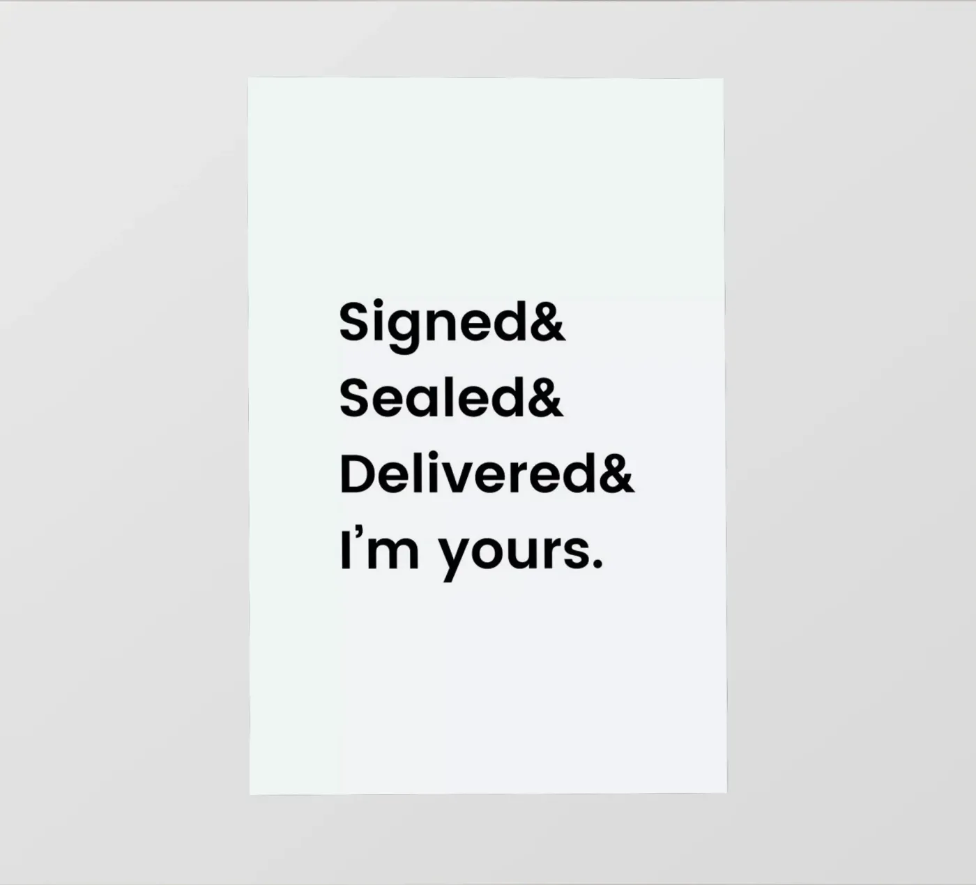 It's Official pellicola backlit da Studio One