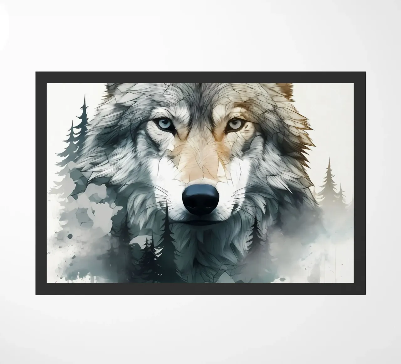 Wolf Dier deurmat van Pierre Walton