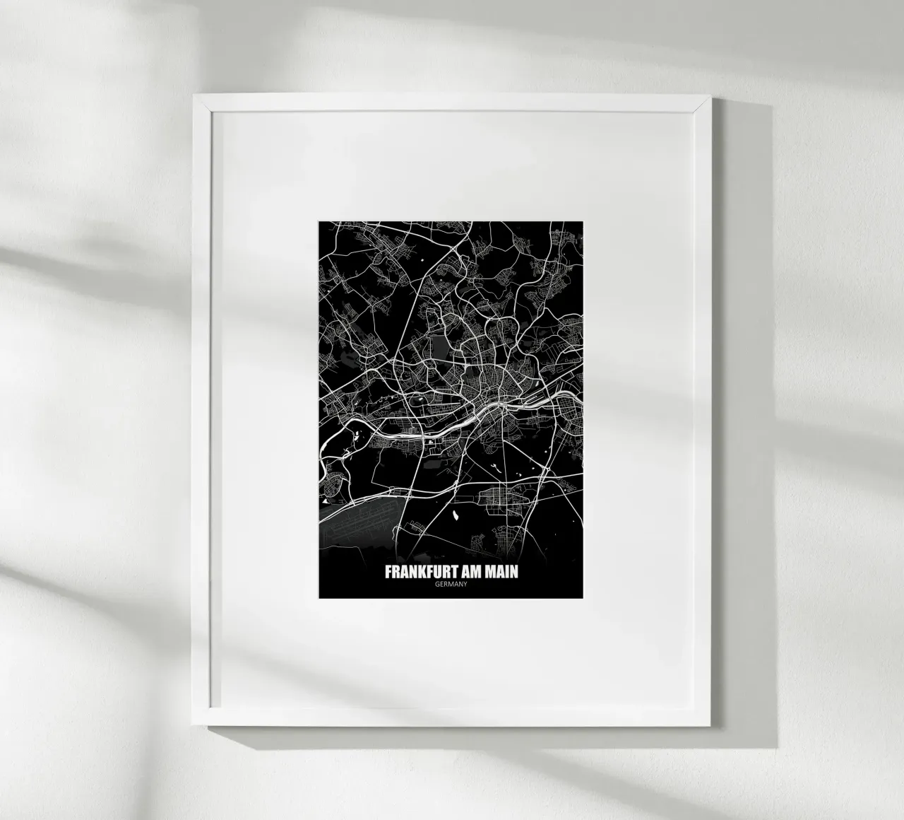 Frankfurt am Main Germany poster by Christopher Adams