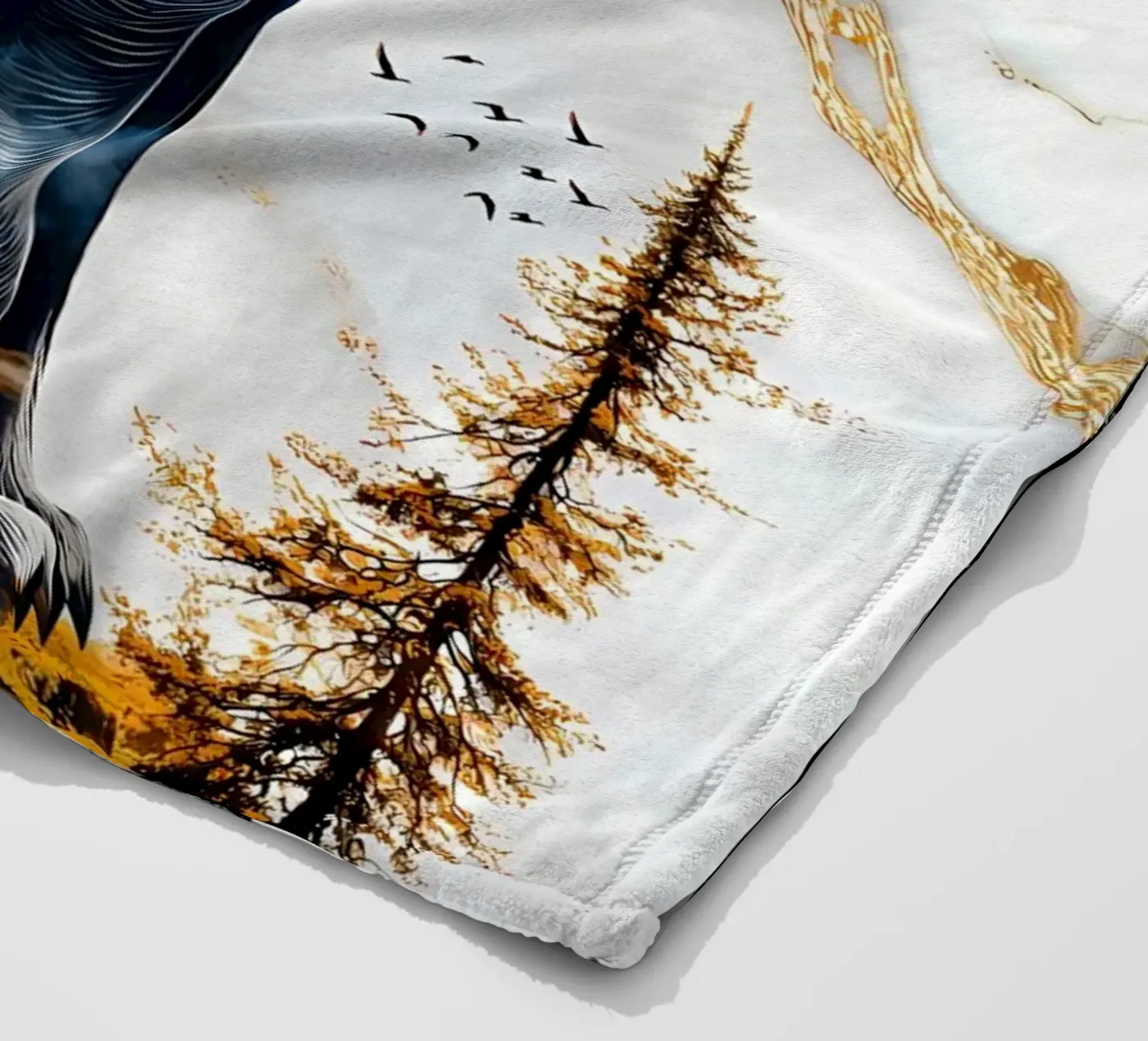 Wolf Dier fleecedeken van Pierre Walton