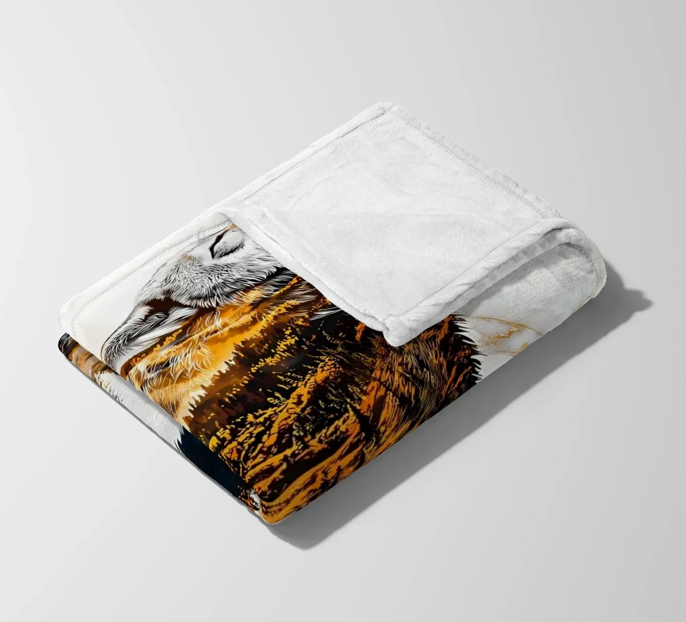 Wolf Dier fleecedeken van Pierre Walton