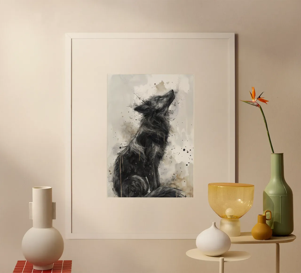 Animale lupo poster da Pierre Walton
