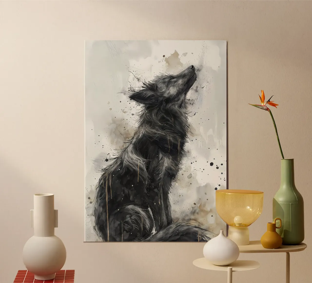 Animale lupo poster da Pierre Walton