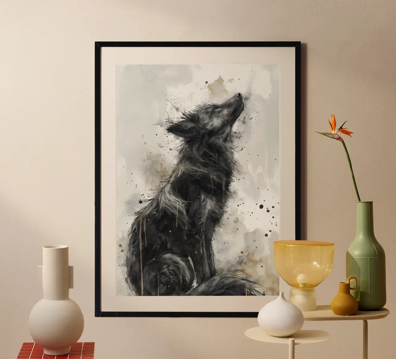 Animale lupo poster da Pierre Walton