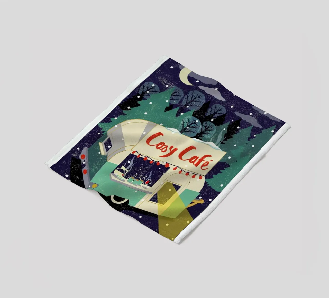 Cosy Cafe 2 coperta in pile da Rocket68
