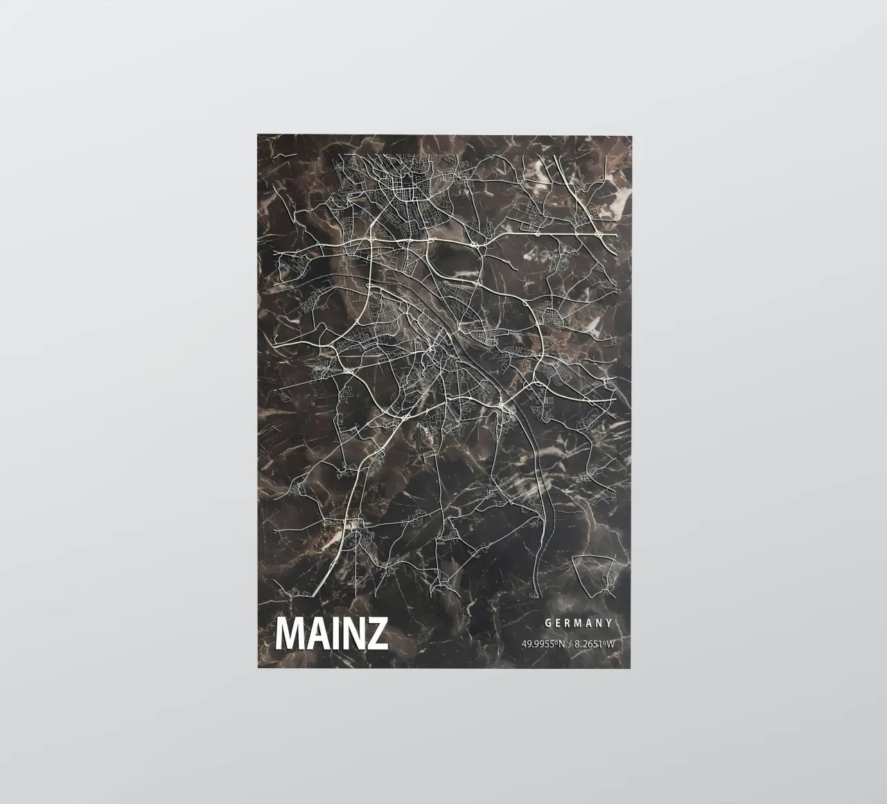 MAINZ CITY MAP sticker by Christopher Adams