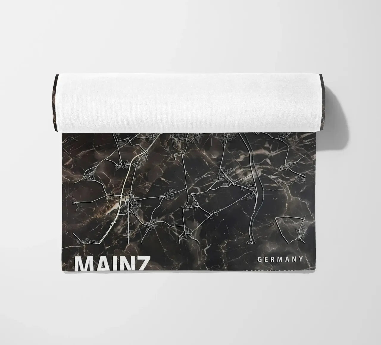 MAPPA DELLA CITTA' DI MAINZ telo mare da Christopher Adams