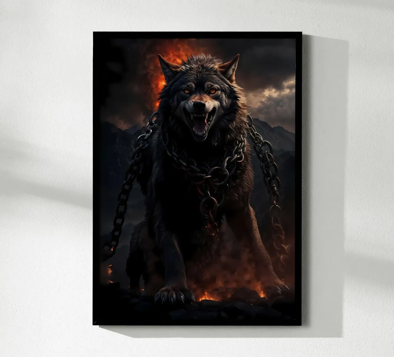 Animale lupo poster da Pierre Walton