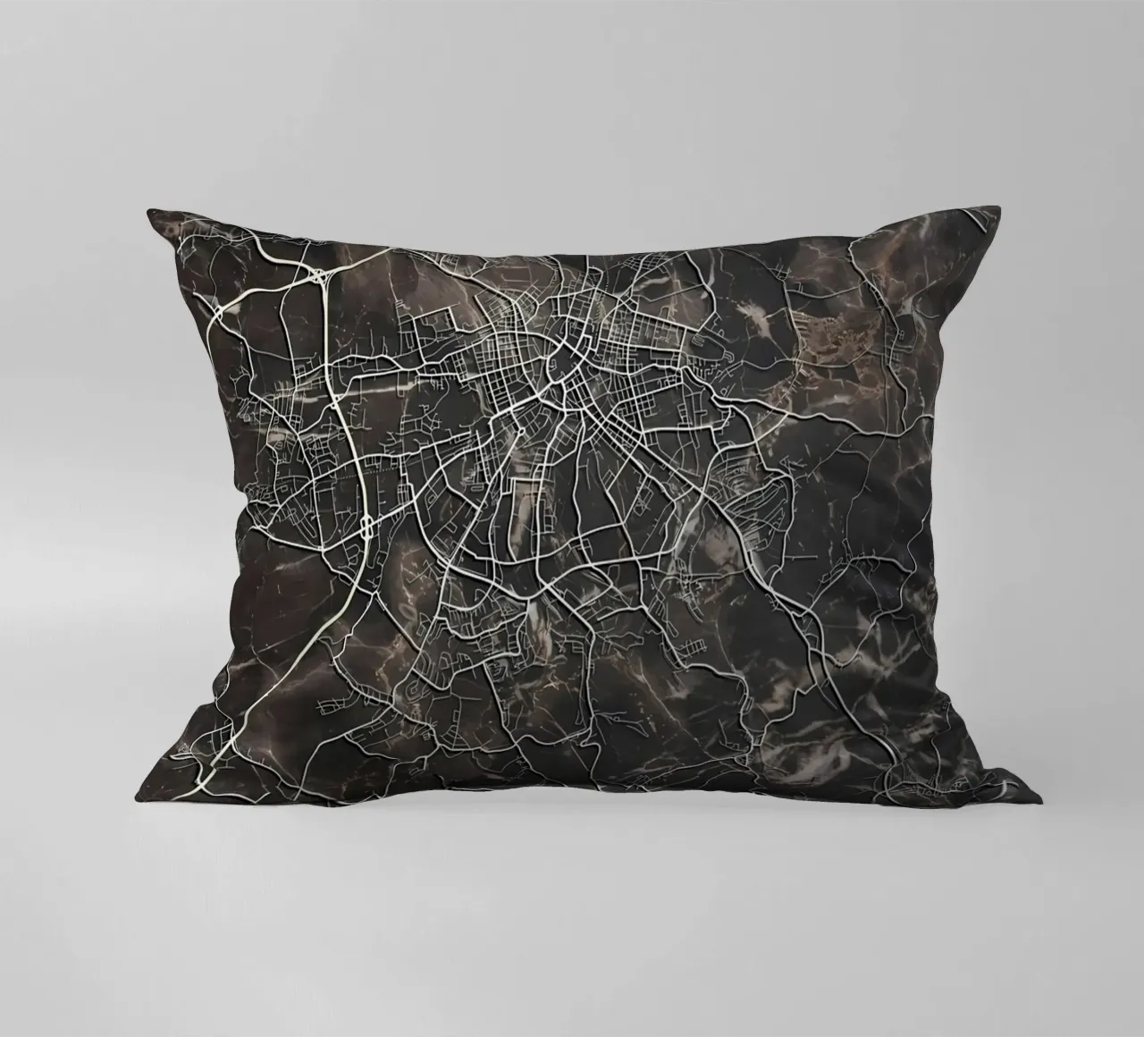 MAPPA DELLA CITTÀ DI CHEMNITZ cuscino da Christopher Adams