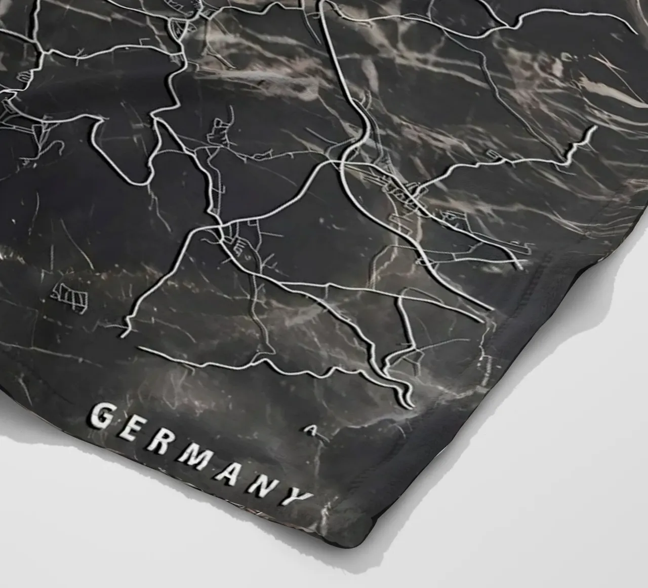 MAPPA DELLA CITTÀ DI CHEMNITZ coperta in pile da Christopher Adams