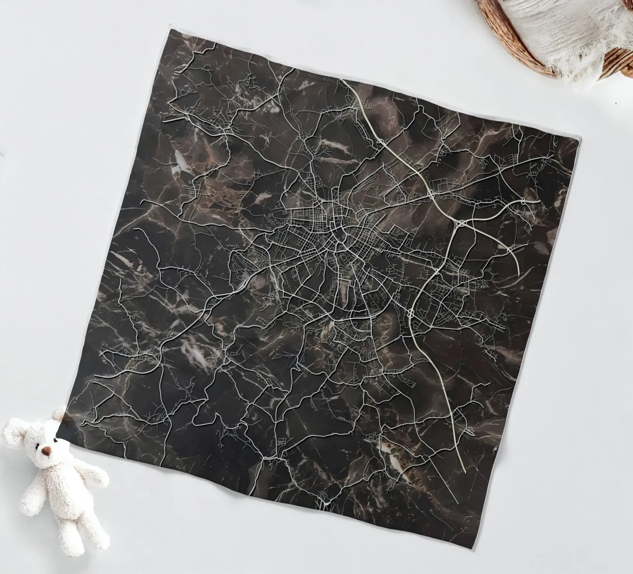 MAPPA DELLA CITTÀ DI CHEMNITZ coperta in pile da Christopher Adams