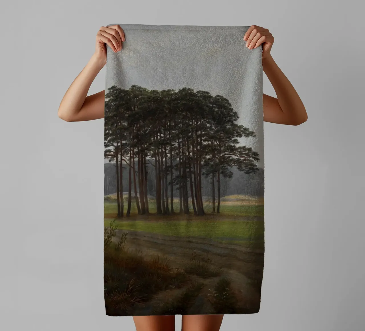 Caspar David Friedrich - The Midday towel by Timeless Artworks
