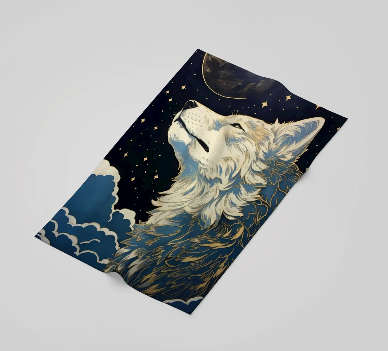 Animale lupo telo mare da Pierre Walton