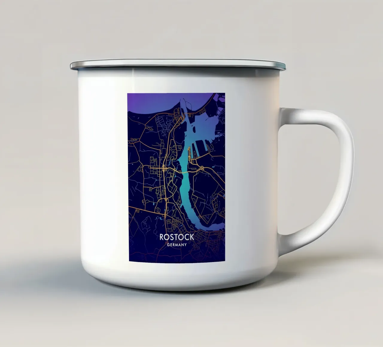 Rostock tazza in smalto da Christopher Adams