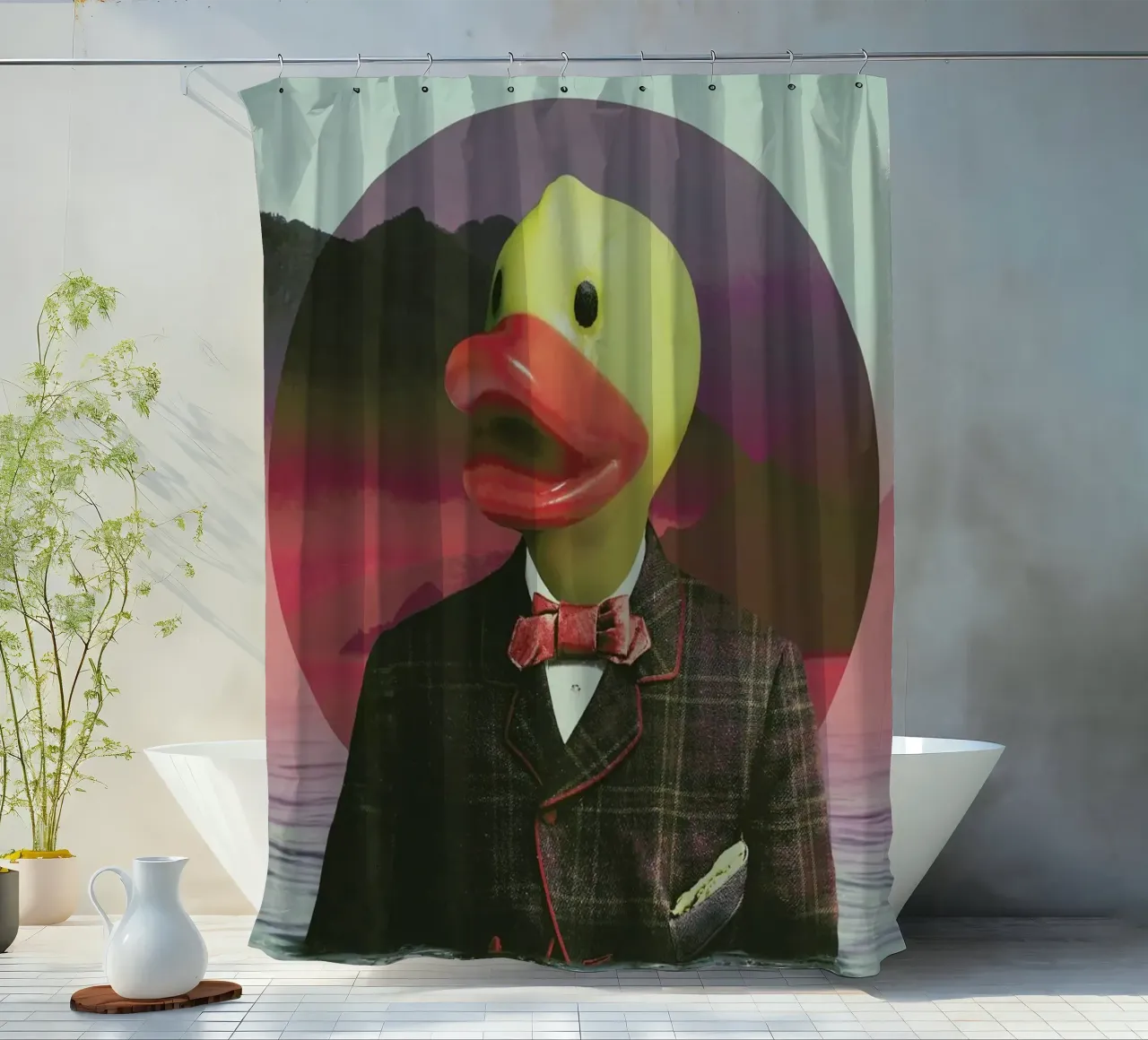 Rubber Ducky tenda da doccia da Ali Gulec