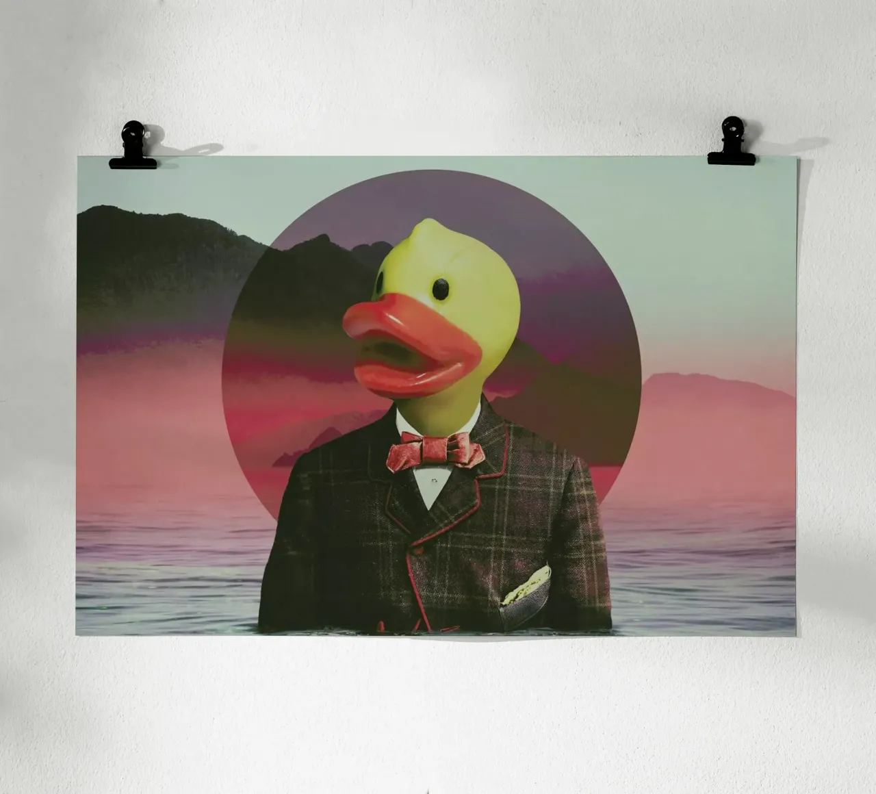 Rubber Ducky carta hahnemühle da Ali Gulec