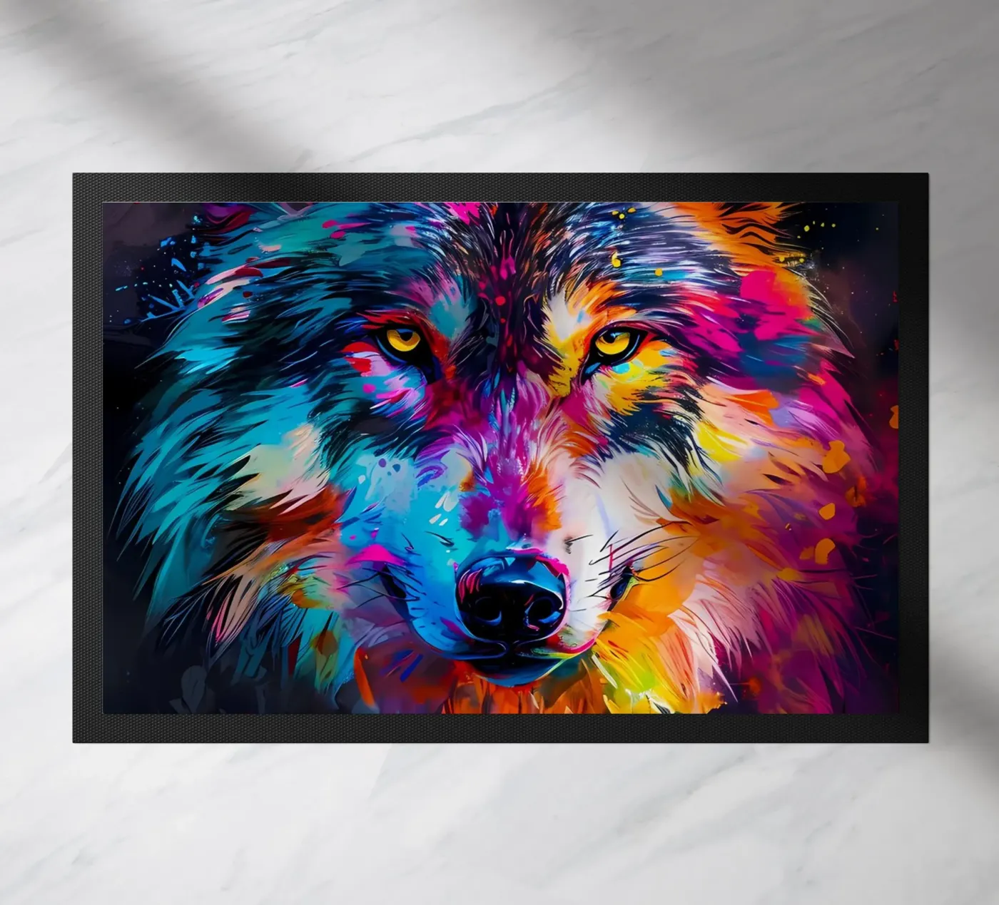 Wolf Dier deurmat van Pierre Walton