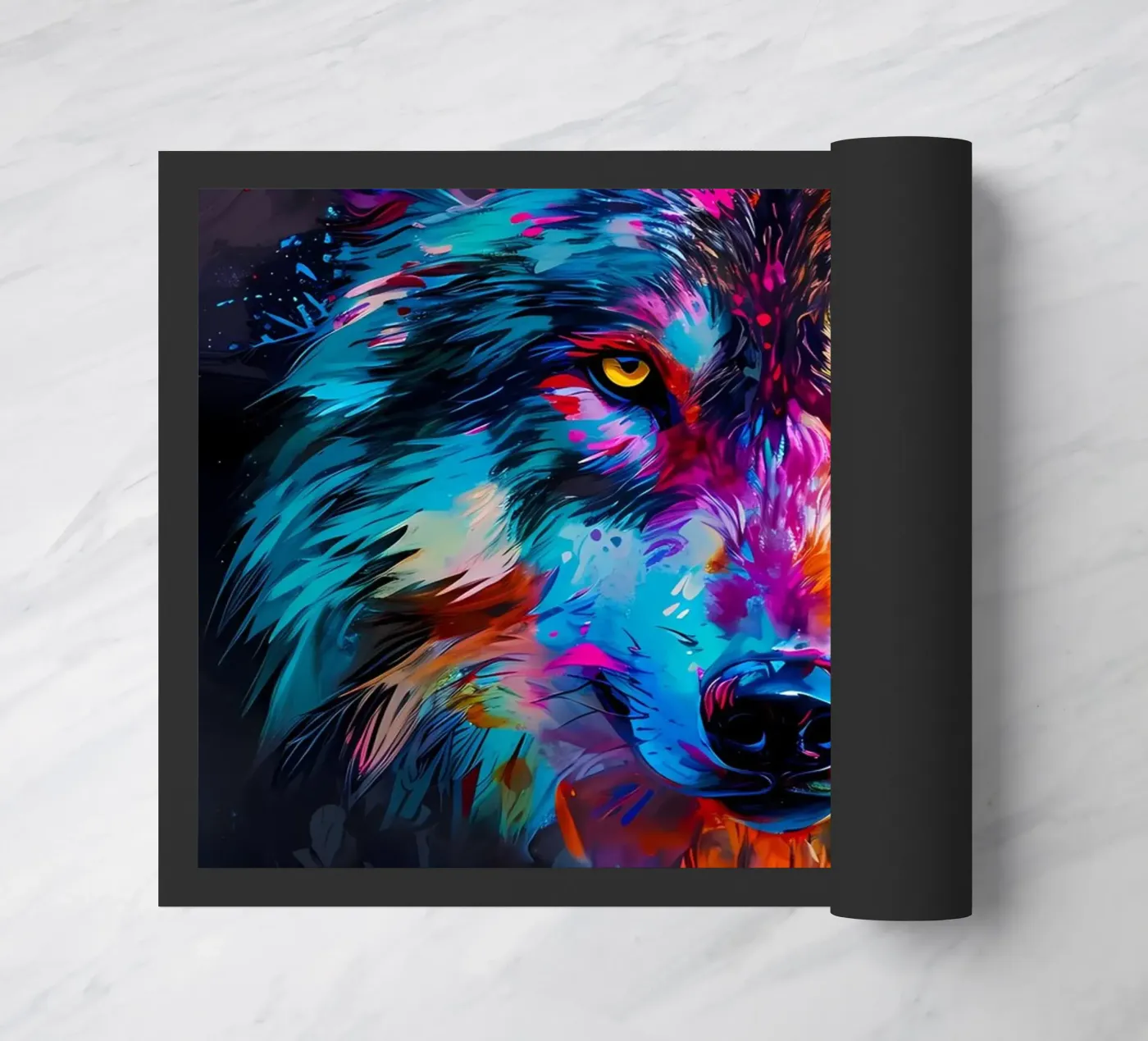 Wolf Dier deurmat van Pierre Walton