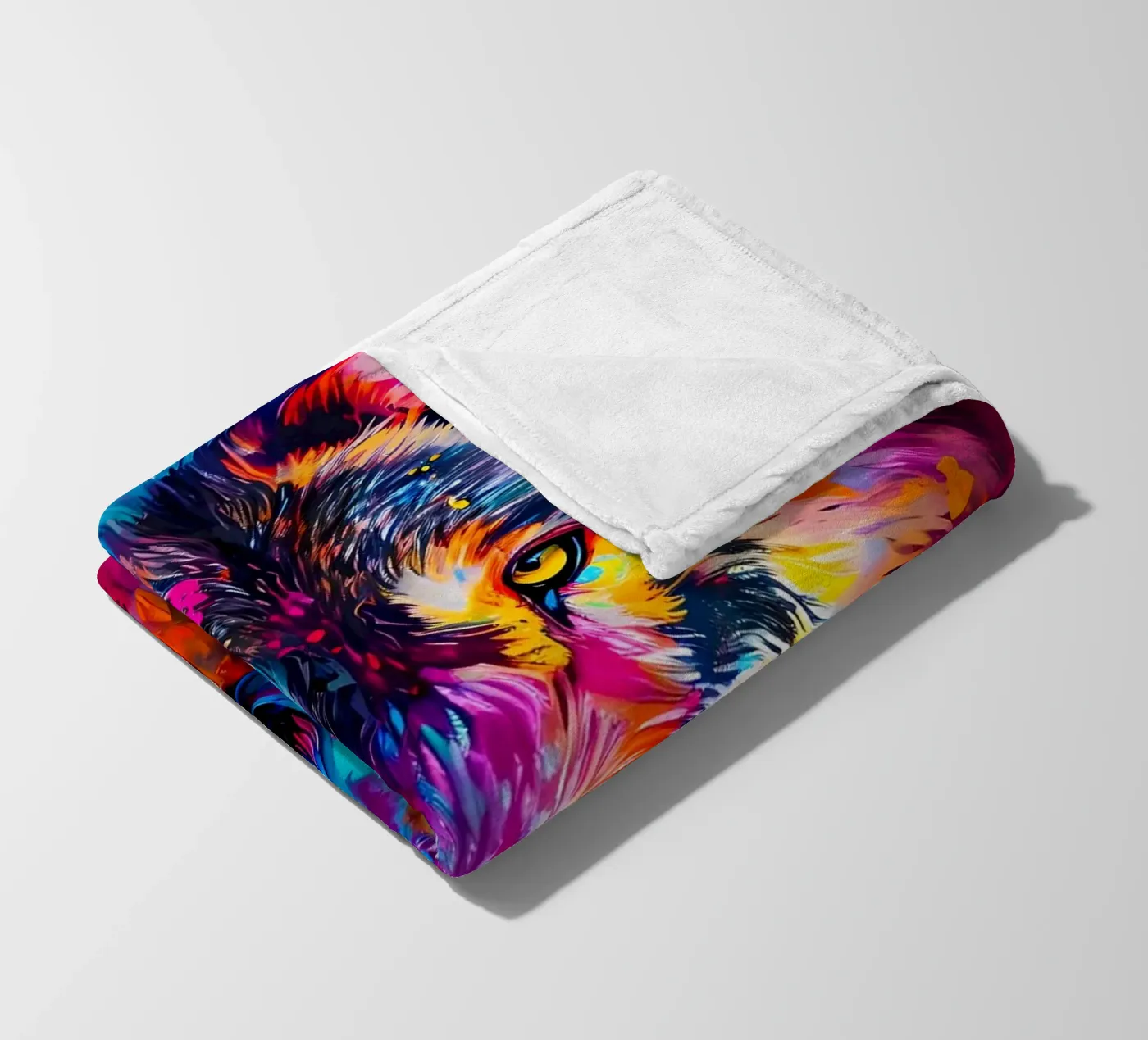 Wolf Dier fleecedeken van Pierre Walton