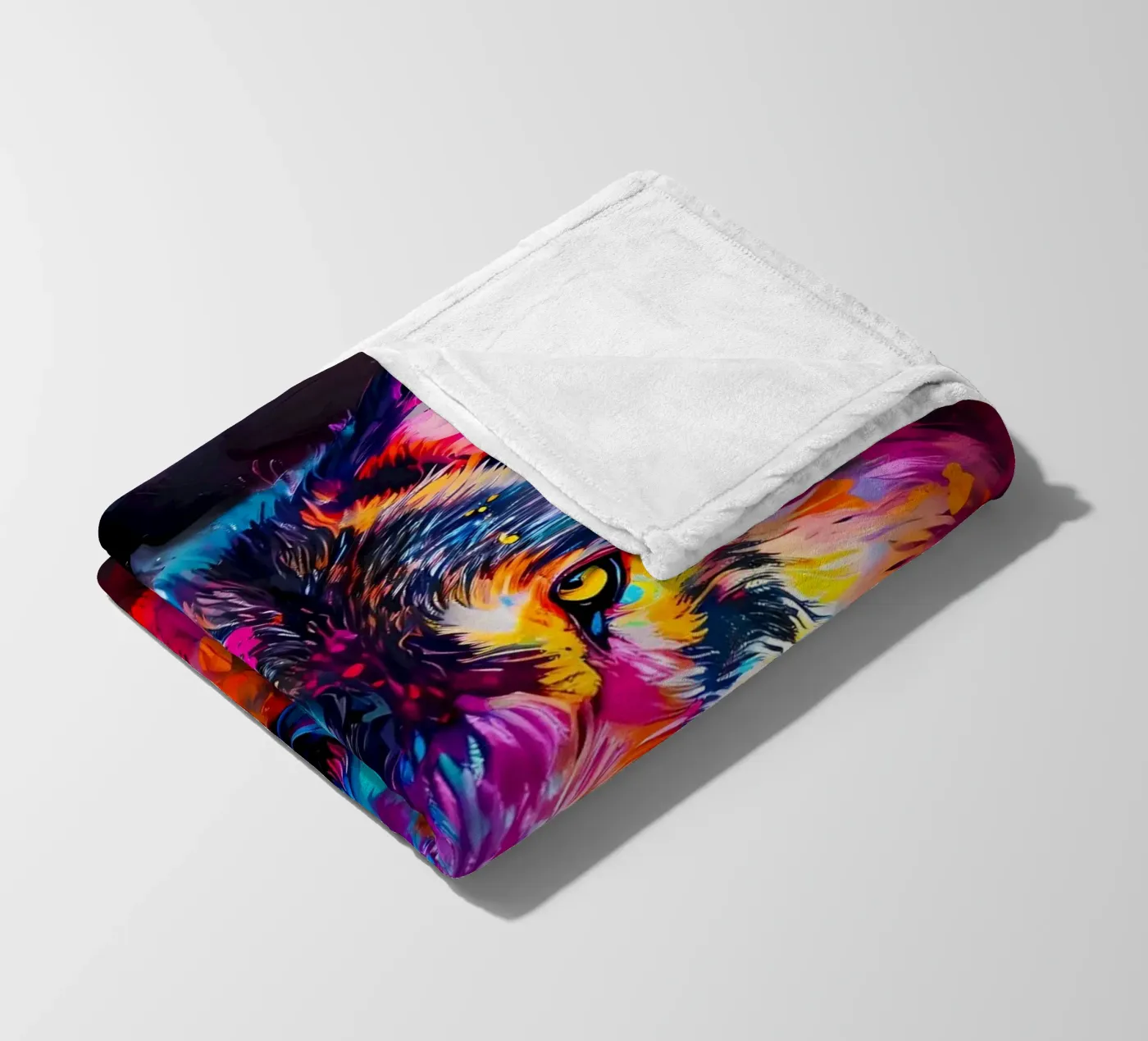 Wolf Dier fleecedeken van Pierre Walton