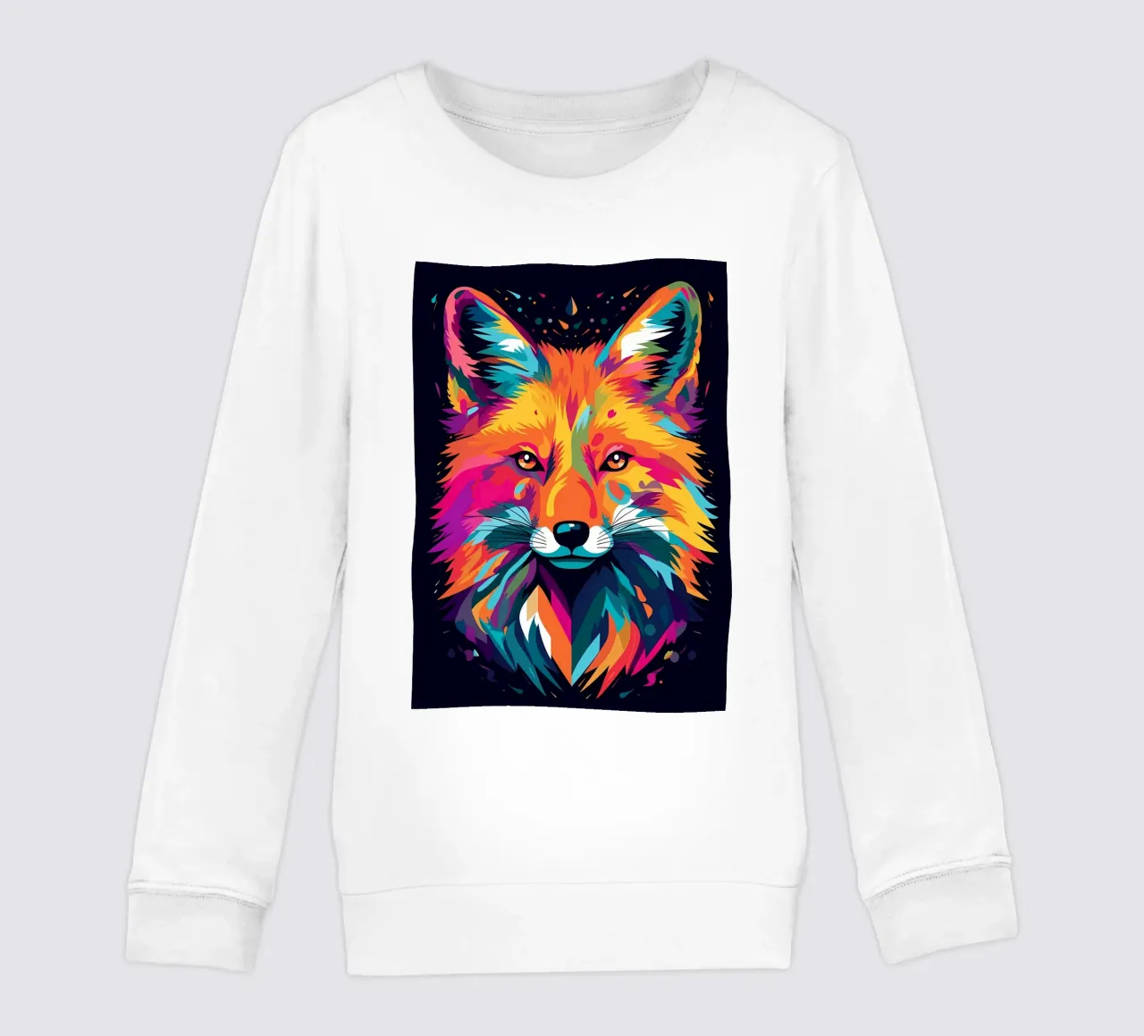 Wolf Animal kids sweatshirt by Pierre Walton