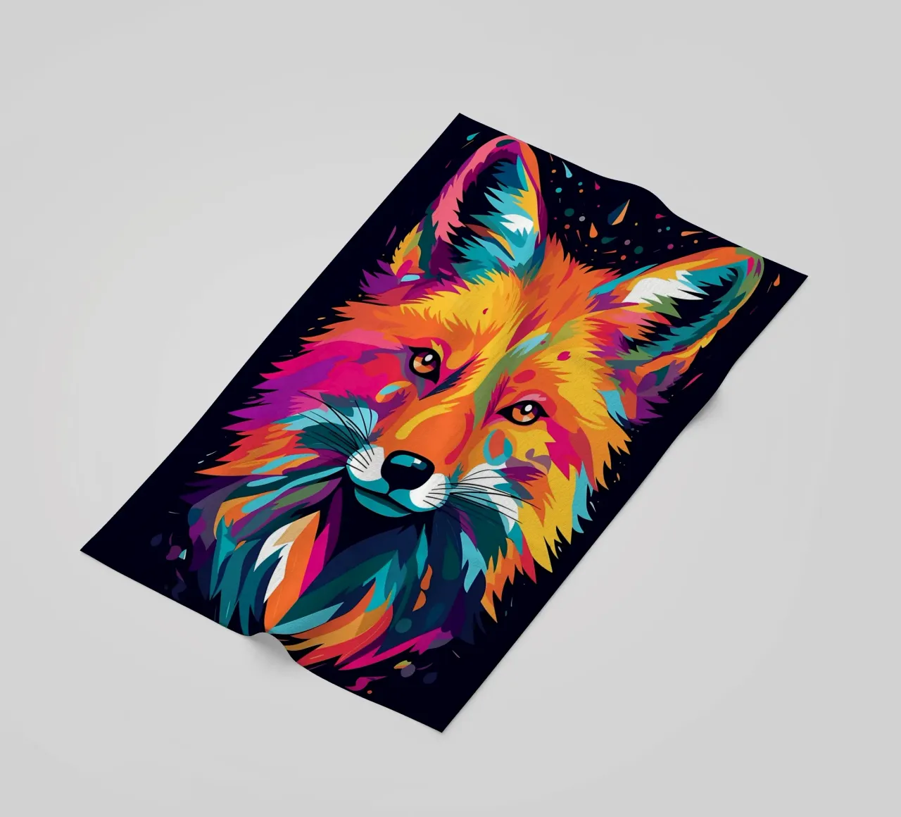 Wolf Animal beach towel by Pierre Walton