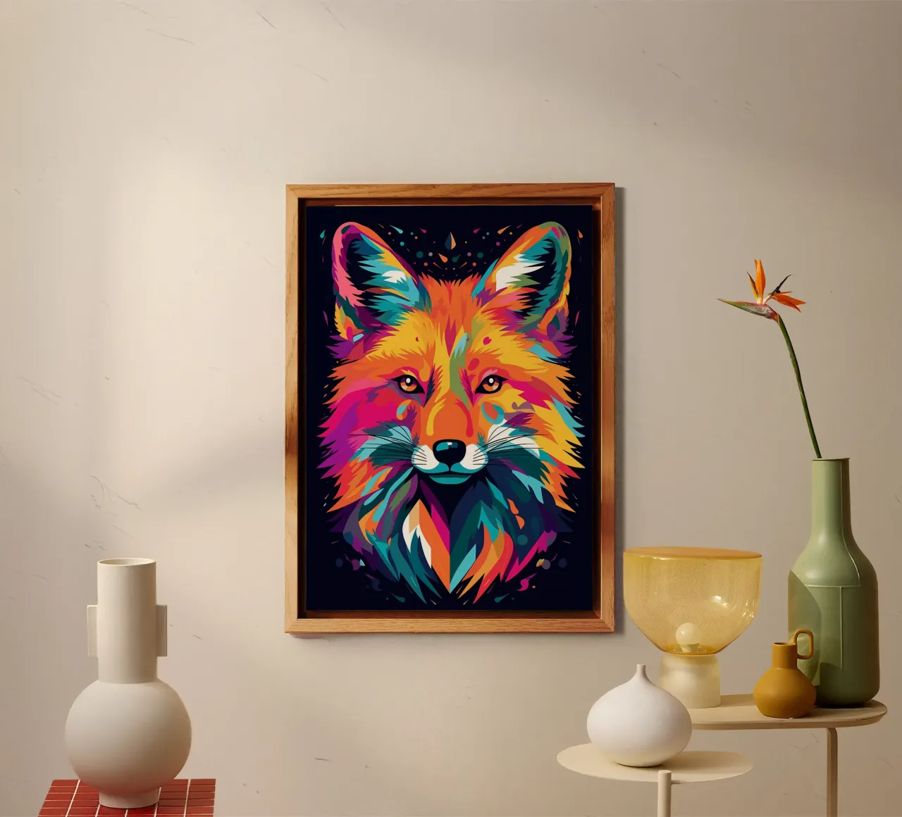 Wolf Tier Alu-Dibond von Pierre Walton