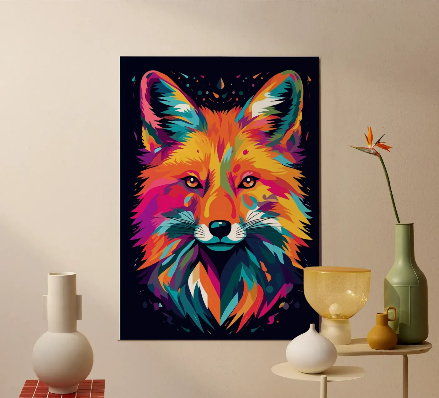 Wolf Animal poster van Pierre Walton