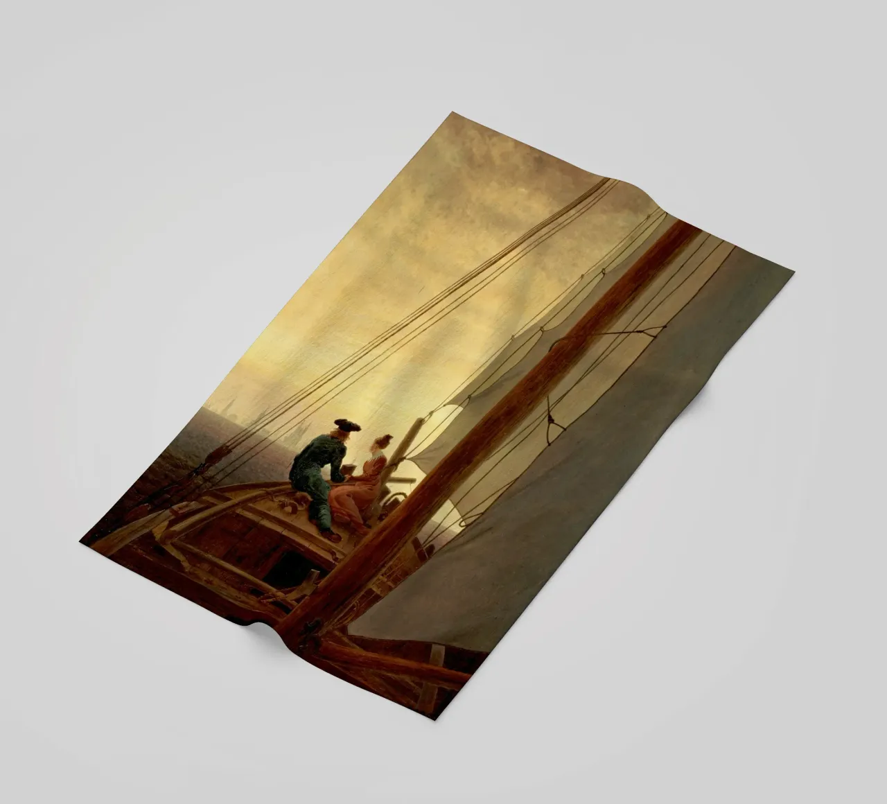 Caspar David Friedrich - A Sulla nave a vela telo mare da Timeless Artworks