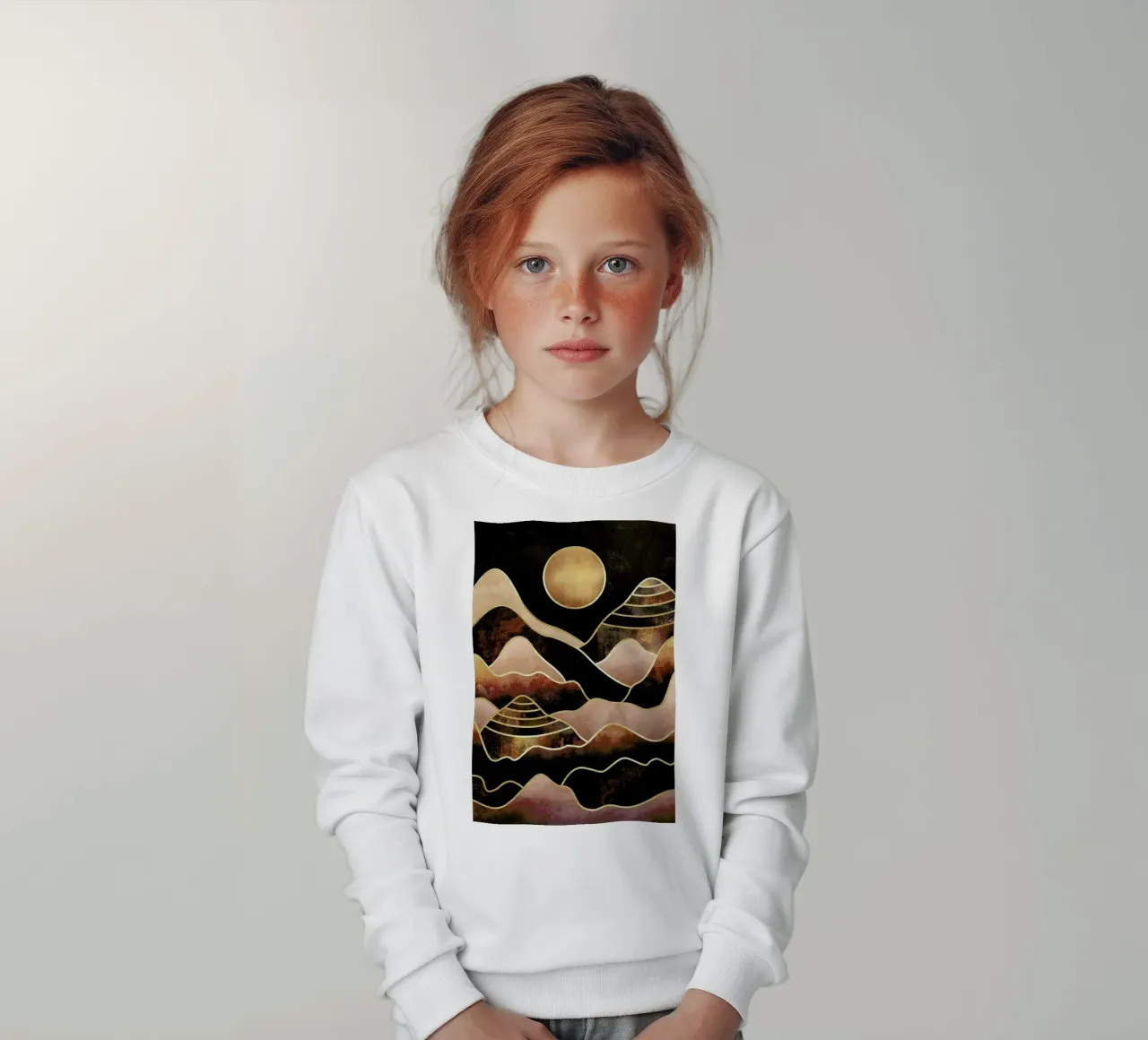 Sunkissed Mountains felpa bambino da Elisabeth Fredriksson