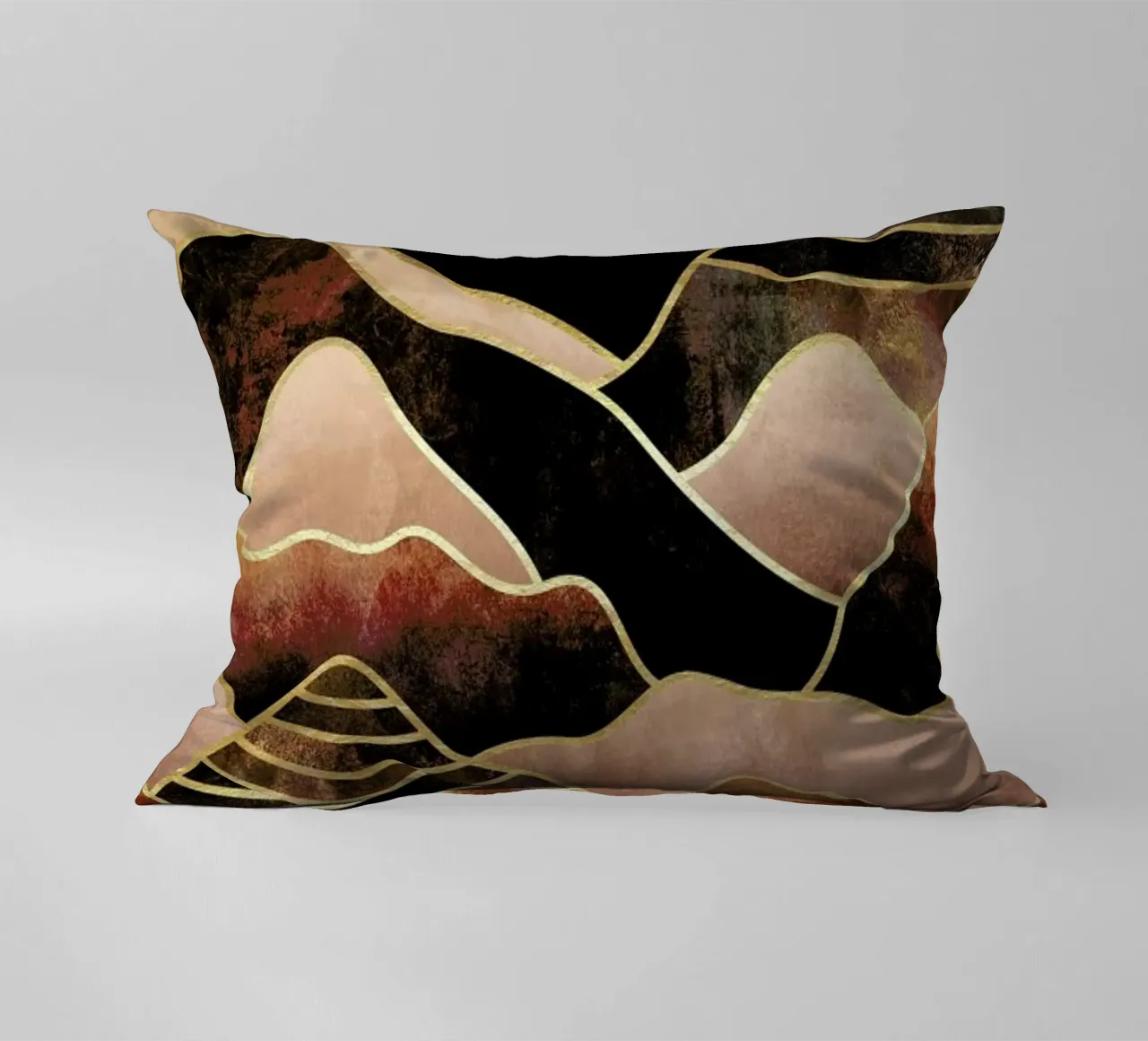 Sunkissed Mountains cuscino da Elisabeth Fredriksson